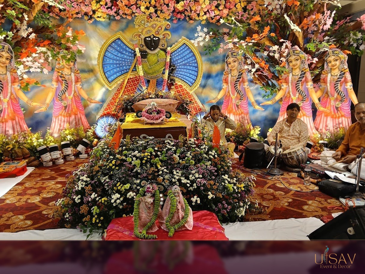 Devotional floral altar styling